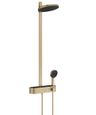 Hansgrohe Sprchový systém Pulsify S s termostatickou batériou, brúsený bronz 24240140