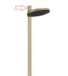 Hansgrohe Náhradný uzáver pre štvorcovú sprchovú tyč, brúsený bronz 94518140