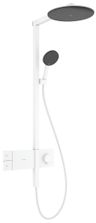 Hansgrohe Raindance Alive S Showerpipe Sprchová súprava s termostatom, 1 jet, matná biela 24582700