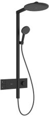 Hansgrohe Raindance Alive S Showerpipe Sprchová súprava s termostatom, EcoSmart, 1 jet, matná čierna 24583670