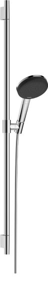 Hansgrohe Raindance Alive Select S, EcoSmart, Sprchová sada so sprchovou tyčou, 90 cm, 3jet, chróm 24603000