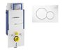 Geberit Modul na murovanie s výplňou, gombík biely GK108SET2