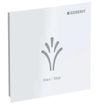 Geberit Sela Ovládací panel sklo/biela 147.044.00.1
