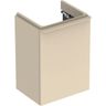 Geberit Smyle Square Kúpeľňová skrinka pod umývadlo 44,2 cm ľavá, pieskovo sivá 500.351.JL.1