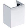 Geberit Smyle Square Kúpeľňová skrinka pod umývadlo 49,2 cm ľavá, biela 500.364.00.1
