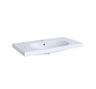 Geberit Acanto Umyvadlo 90x48,2 cm s odkládací plochou, otvor pro baterii, přepad, bílá 500.623.01.2