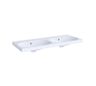 Geberit Dvojumyvadlo 120x48,2 cm, přepad, bez otvoru pro baterii, bílá KeraTect 500.628.01.8