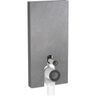Geberit Modul Monolit pre stojace WC, 101 cm, sklenená bridlica/čierny chróm 131.002.00.5