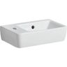 Geberit Selnova Compact Umývadlo 40x25 cm, s otvorom pre batériu na ľavej strane, biele 501.518.00.7