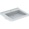 Geberit Selnova Comfort Square Bezbariérové umývadlo 55x52,5 cm, biele 500.785.00.7