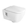 Geberit Selnova Square Rimfree WC so sedadlom SoftClose, biele
