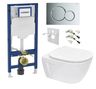 Geberit Set modulu do sadrokartónu,  WC Diana New a tlačidlá, chróm KBE002