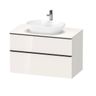 Duravit D-Neo Skrinka pod umývadlo 100 cm, vysoký lesk biela DE496802222