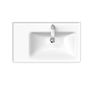 Duravit D-Neo Asymetrické umývadlo 80 cm, pravé, biele 2370800000