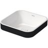 Duravit Happy D.2 Umývadlo 40 x 40 cm, biela/antracitová 2359406100