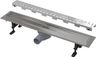Alcadrain Modulárny set žľab 85 cm, rošt z nehrdzavejúcej ocele APZ13K-850