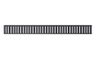 Alcadrain Čierna mriežka Pure pre lineárny podlahový žľab 95 cm, čierno-matná PURE-950BLACK