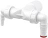 Alcadrain Dvojité koleno dn40/32 / 8-23 so spätnými ventilmi P156Z