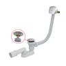 Alcadrain Vaňový sifón 100 cm click/clack s prepadom, chróm A508CKM-100