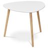 Autronic Zouk AF-1134WT Konferenčný stolík 55x55 cm, biely