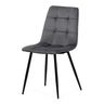 Autronic Partitura DCL-X7015GREY2 Jedálenská stolička, zamat matný, sivá