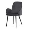 Autronic Jazz DCL-X7129GREY2 Jedálenská stolička, zamat matný, tmavo sivá