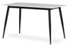 Autronic Fusion HT-403MWT Jídelní stůl 130x70cm, slinutá keramika, bílá,