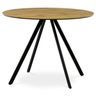 Autronic Twist HT-R5010OAK Okrúhly jedálenský stôl 100x100 cm, dub