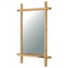Autronic AZR-B027 NAT Nástenné zrkadlo 55x74 cm, prírodný bambus