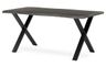 Autronic Twist HT-F4316GREY Jídelní stůl 160x90 cm, šedý dub