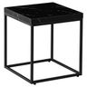 Autronic Fado CT-V2004BK Konferenčný stolík 40x40 cm, mramor, čierna