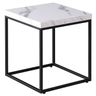 Autronic Fado CT-V2004WT Konferenčný stolík 40x40 cm, mramor, biela