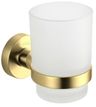 kielle Oudee Sklenka s držákem, matné sklo, brushed gold 40002026
