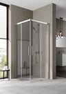 Kermi Nica 1/2 Bezbariérové dvere 90 cm, lesklé, pravé