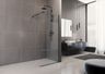 EBS Relax Black Walk-in stena 90x200 cm