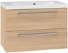 EBS Pure Skrinka s umývadlom 81 cm, dub sand barbera