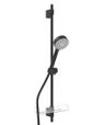 Hansa BasicJet sprchový set s tyčou 96 cm, čierna rohož 4467013333