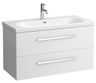 Laufen Avin Skrinka s umývadlom 100 cm, biela matná AVIN100BM