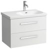 Laufen Avin Skrinka s umývadlom 71 cm, P, matná biela AVIN75BMP
