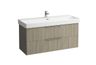 Laufen Základná skrinka pod umývadlo 116 cm, svetlý jilm H4024921102621