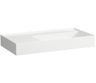 Laufen Kartell Umývadlo 90 x 46 cm bez otvoru a prepadu, biele lesklé H8103390001121