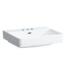 Laufen Pro S Umývadlo 55 x 46,5 cm s tromi otvormi, biele H8109620001081