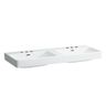 Laufen Pro S Dvojdrez 120 x 46,5 cm s tromi otvormi, LCC biely H8149664001081