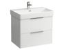 Laufen Základná skrinka pod umývadlo 66,5 cm, 2 zásuvky, biela matná H4023321102601