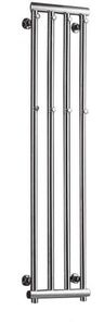 PMH Coral C6C Kombinovaný radiátor, 42,5x120cm, chróm