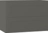 EBS Lana Umývadlová skrinka s doskou 83,2 cm, matná sivá, LANA80SM