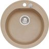 Alveus NIAGARA10/55 Granitový drez bez odkvapkávača, okrúhly, 51 cm, beige