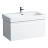 Laufen Pro S Skrinka pod umývadlo 81 x 45 cm + vnútorná zásuvka, biely lesk H4835020964751