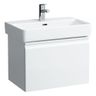 Laufen Pro S Skrinka pod umývadlo 55 x 37 cm + vnútorná zásuvka, biely lesk H4830320954751