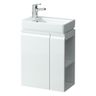 Laufen Pro S Skrinka + umývadlo ľavé 48 x 28 cm, biely lesk H8629654751041